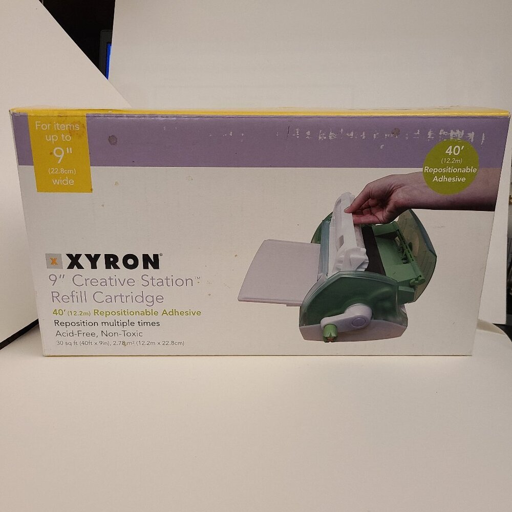 Xyron Creative Station 900 Refill 9 Inch Refill 40 Feet Repositionable Adhesive